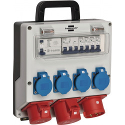 Kunststoffwandverteiler CEE 32A,5 polig 1xCEE 16 A,1xCEE 32A,4x230V BRENNENSTUHL Kunststoffwandverteiler CEE 32A,5 polig 1xCEE 16 A,1xCEE 32A,4x230V BRENNENSTUHL
