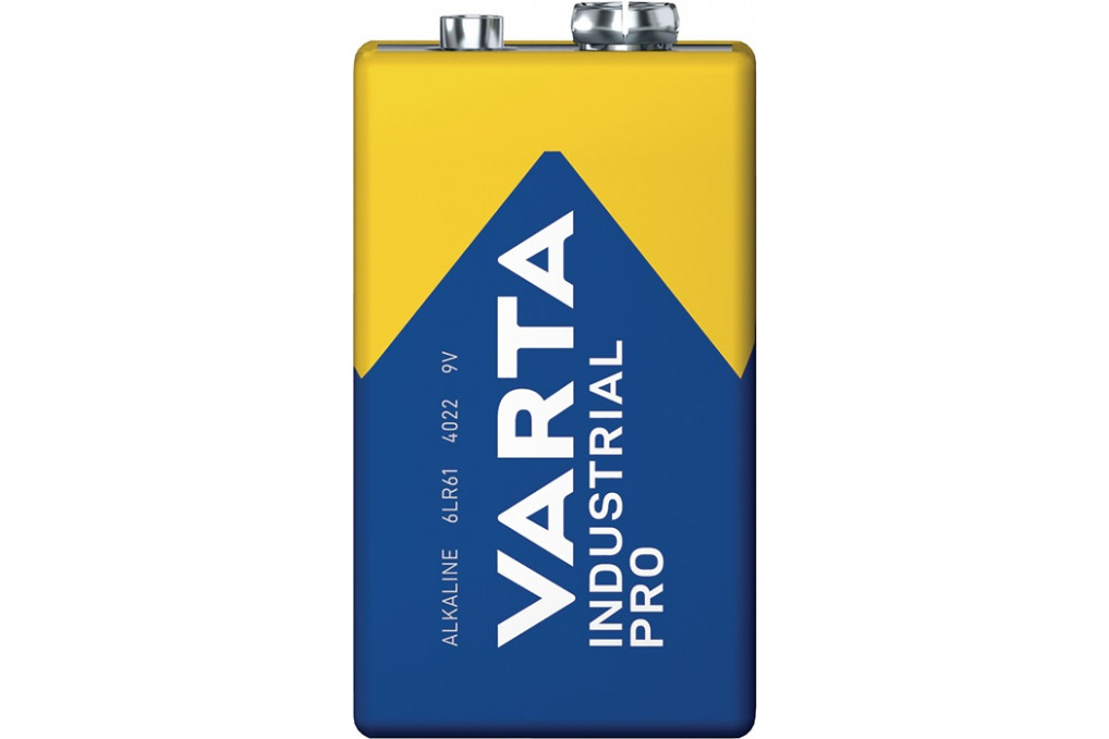 Batterie Industrial PRO 9 V 6AM6 9V Block 630 mAh 6LR61 4022 20 St. Krt.VARTA Batterie Industrial PRO 9 V 6AM6 9V Block 630 mAh 6LR61 4022 20 St. Krt.VARTA