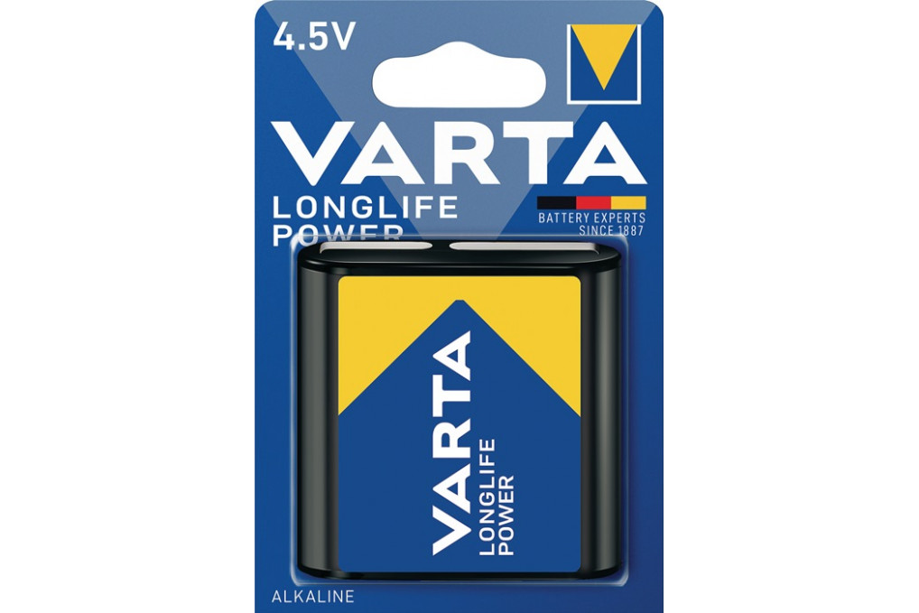 Batterie Longlife Power 4,5 V 6100 mAh 3LR12 4912 1 St. Bl. Batterie Longlife Power 4,5 V 6100 mAh 3LR12 4912 1 St. Bl.