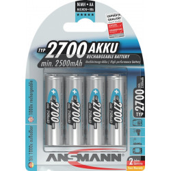 Akkuzelle  1,2 V 2700 mAh R6
