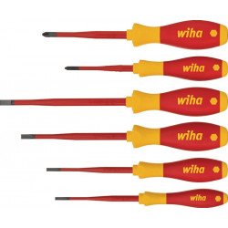 Schraubendrehersatz 3201 ZK6 6 tlg.Schlitz PZD slim fix VDE WIHA Schraubendrehersatz 3201 ZK6 6 tlg.Schlitz PZD slim fix VDE WIHA
