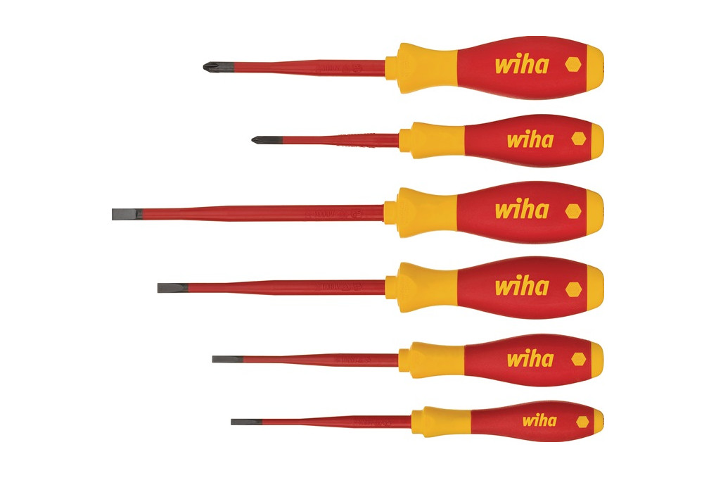 Schraubendrehersatz 3201 ZK6 6 tlg.Schlitz PZD slim fix VDE WIHA Schraubendrehersatz 3201 ZK6 6 tlg.Schlitz PZD slim fix VDE WIHA