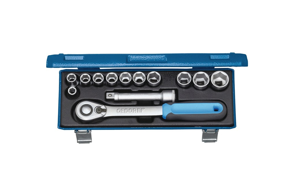 Steckschlüsselsatz 19 KMU 20 13 tlg.1 2 Zoll SW 10 24mm Z.60 6KT GEDORE Steckschlüsselsatz 19 KMU 20 13 tlg.1 2 Zoll SW 10 24mm Z.60 6KT GEDORE
