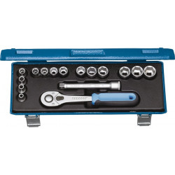 Steckschlüsselsatz 30 JMU 10 16 tlg.3 8 Zoll SW 6 19mm Z.32 6KT GEDORE Steckschlüsselsatz 30 JMU 10 16 tlg.3 8 Zoll SW 6 19mm Z.32 6KT GEDORE