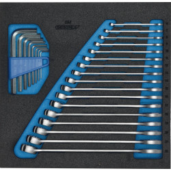 Werkzeugmodul 1500 CT2 7 25 tlg.2 3 Modul Ringmaul  Stiftschlüssel GEDORE