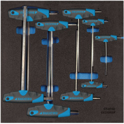 Werkzeugmodul 1500 CT2 DT 2142 9 tlg.2 3 Modul Winkelschraubendreher GEDORE