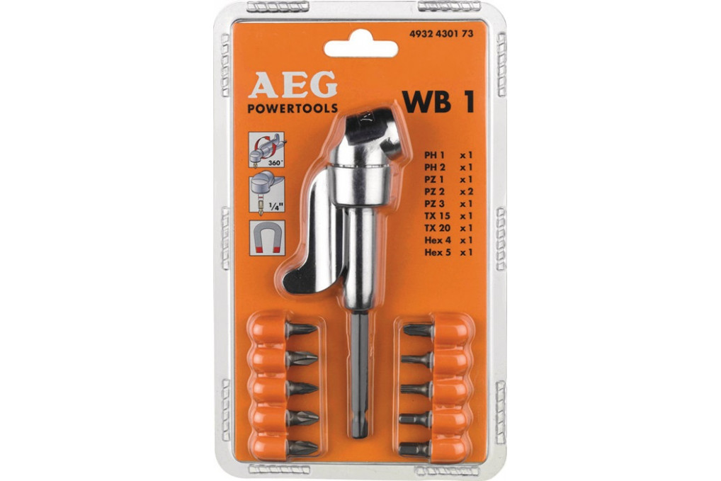 Winkelschraubvorsatz WB 1 1 4 Zoll sechskant AEG