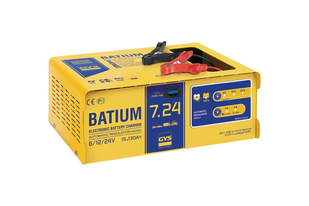 Batterieladegerät BATIUM 7 24 6 12 24 V effektiv:11 arithmetisch:3 7 A GYS Batterieladegerät BATIUM 7 24 6 12 24 V effektiv:11 arithmetisch:3 7 A GYS