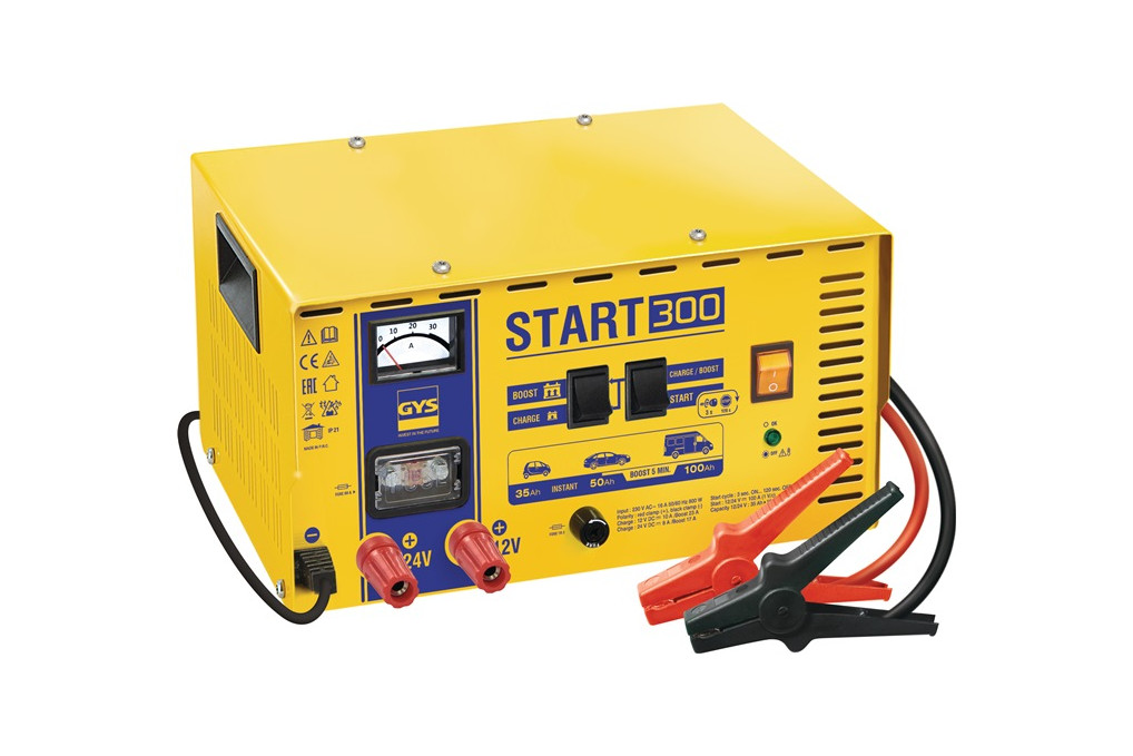 Batterieladegerät START 300 12 24 V Boost 12V:10 23 24V:8 17 A GYS Batterieladegerät START 300 12 24 V Boost 12V:10 23 24V:8 17 A GYS