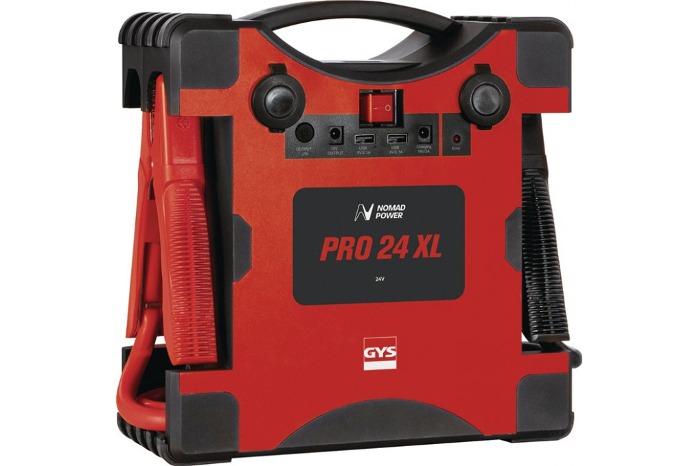 Lithium Booster NOMAD POWER PRO 24 XL Ladespannung 24 V Startstrom 1400 A GYS