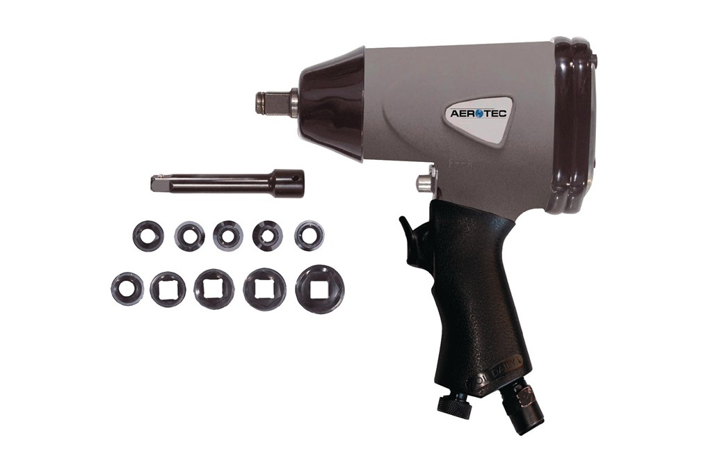 Druckluftschlagschrauber 1 2Zoll ST 12,5mm (1 2Zoll) A4 kt.345 Nm AEROTEC Druckluftschlagschrauber 1 2Zoll ST 12,5mm (1 2Zoll) A4 kt.345 Nm AEROTEC