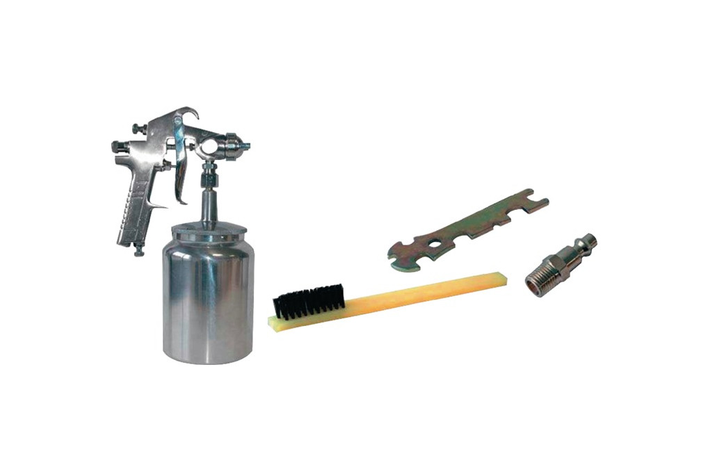 Druckluftfarbspritzpistole Kit Line HVLP 1l 130 200l min 2 3bar AEROTEC