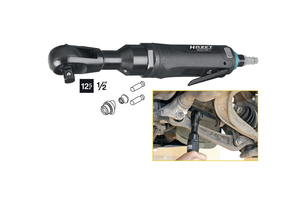 Druckluftratschenschrauber 9022SR 1 12,5mm (1 2Zoll) A4 kt.102 Nm HAZET Druckluftratschenschrauber 9022SR 1 12,5mm (1 2Zoll) A4 kt.102 Nm HAZET
