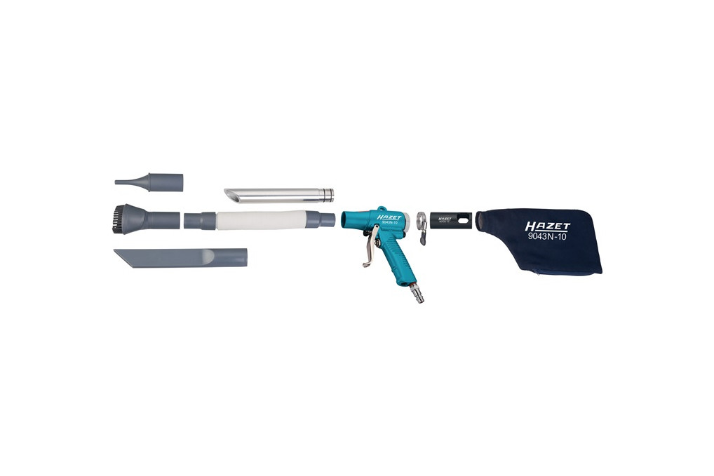 Druckluftsaug  blaspistole 9043N 10 Kupplungsstecker DN 7,2 148mm HAZET