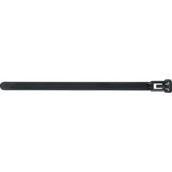 Kabelbinder L.150mm B.7,6mm PA 6.6 schwarz 100St. Btl. Kabelbinder L.150mm B.7,6mm PA 6.6 schwarz 100St. Btl.