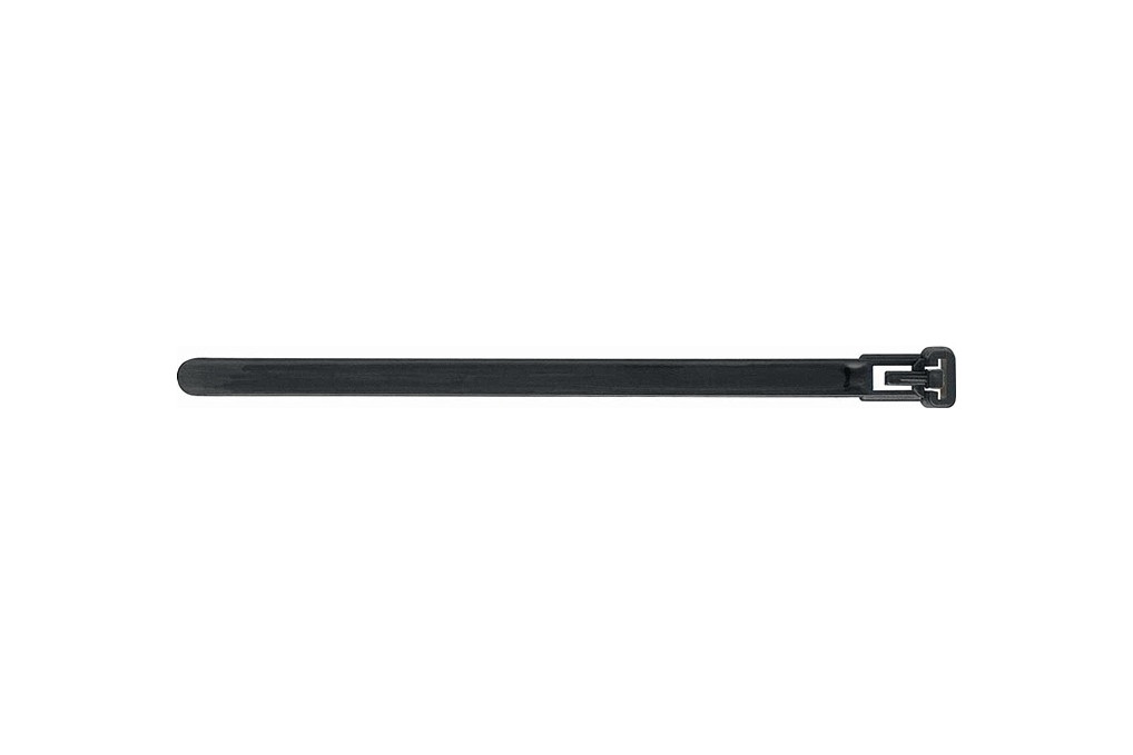 Kabelbinder L.150mm B.7,6mm PA 6.6 schwarz 100St. Btl. Kabelbinder L.150mm B.7,6mm PA 6.6 schwarz 100St. Btl.