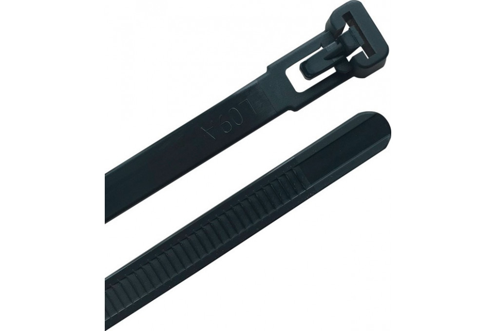 Kabelbinder L.200mm B.7,6mm PA 6.6 schwarz 100St. Btl. Kabelbinder L.200mm B.7,6mm PA 6.6 schwarz 100St. Btl.