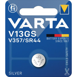 Knopfzelle Electronics 1,55 V 125 mAh SR44 11,6x5,4mm VARTA Knopfzelle Electronics 1,55 V 125 mAh SR44 11,6x5,4mm VARTA