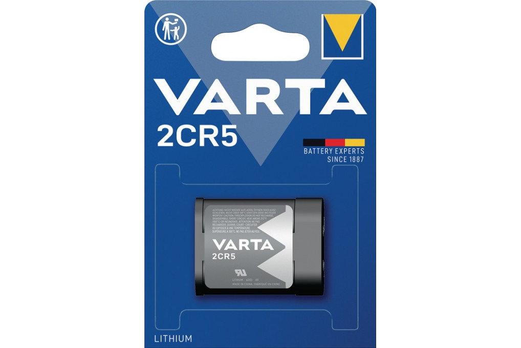 Batterie ULTRA Lithium 6 V 2CR5 1400 mAh 2CR5 6203 1 St. Bl.VARTA