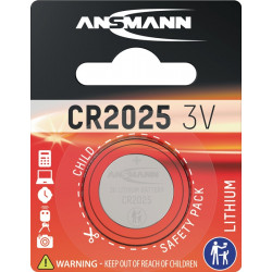 Knopfzelle 3 V 165 mAh CR2025 20x2,5mm 1 St. Bl.ANSMANN Knopfzelle 3 V 165 mAh CR2025 20x2,5mm 1 St. Bl.ANSMANN
