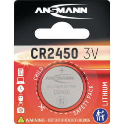 Knopfzelle 3 V 620 mAh CR2450 24,5x5mm 1 St. Bl.ANSMANN Knopfzelle 3 V 620 mAh CR2450 24,5x5mm 1 St. Bl.ANSMANN