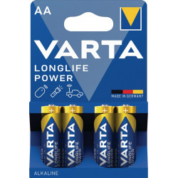 Batterie Longlife Power 1,5 V AA AM3 Mignon 2950 mAh LR6 4906 4 St. Bl. Batterie Longlife Power 1,5 V AA AM3 Mignon 2950 mAh LR6 4906 4 St. Bl.