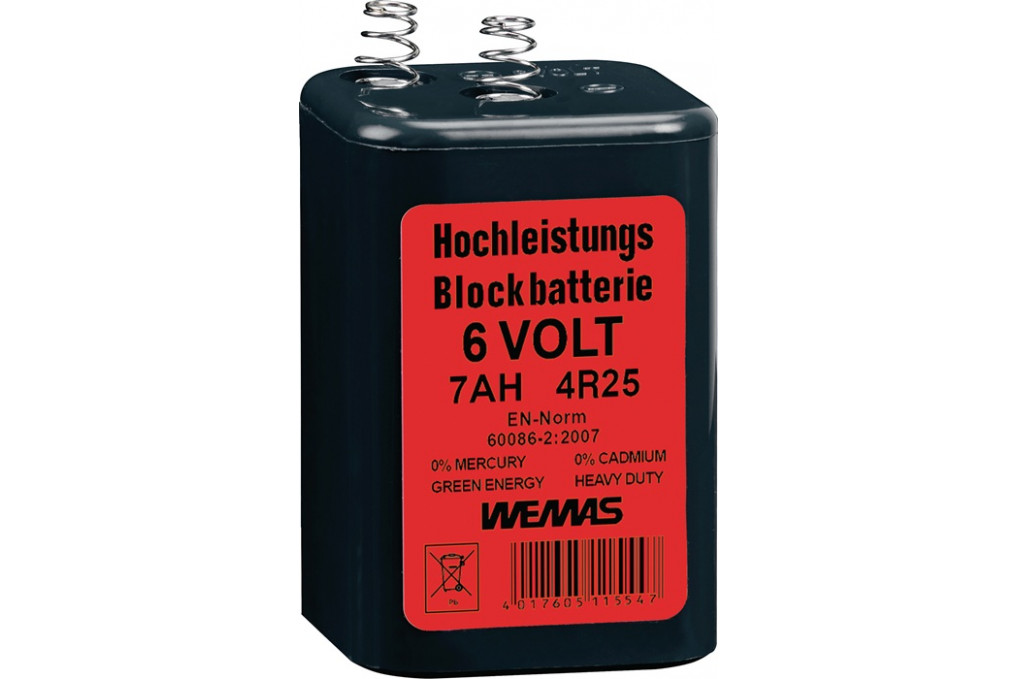 Blockbatt.6 V 7 Ah 4R25 Blockbatt.6 V 7 Ah 4R25