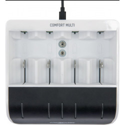 Akku Ladegerät Comfort Multi m.USB Eingang 1,2V NiMH ANSMANN Akku Ladegerät Comfort Multi m.USB Eingang 1,2V NiMH ANSMANN