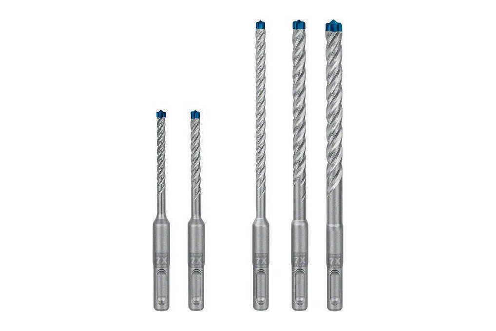 Hammerbohrersatz Expert plus 7X 5 tlg.SDS Plus Ku. Kass.m.Euroloch BOSCH