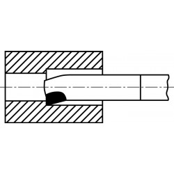 Innendrehmeißel DIN 4973ISO8 10x10mm HM P25 30 re. Wilke Innendrehmeißel DIN 4973ISO8 10x10mm HM P25 30 re. Wilke