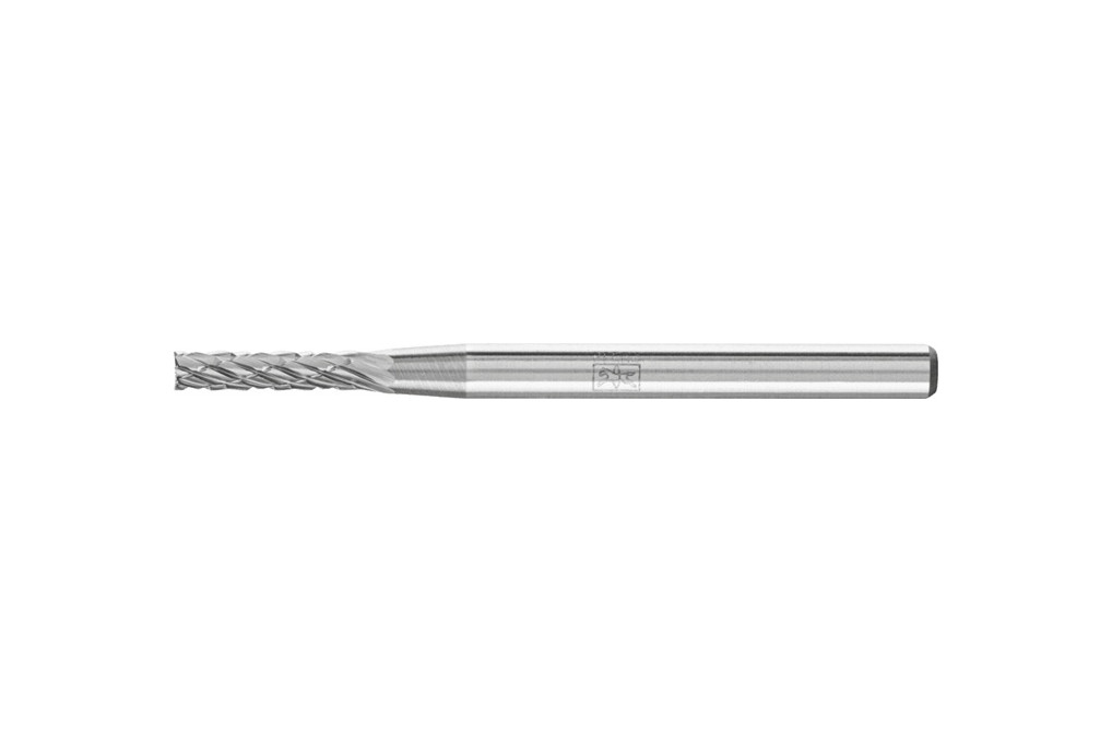 Kleinfrässtift Form ZYAS D.2mm Kopf L.10mm Schaft D.3mm HM Verz.3 PLUS PFERD Kleinfrässtift Form ZYAS D.2mm Kopf L.10mm Schaft D.3mm HM Verz.3 PLUS PFERD