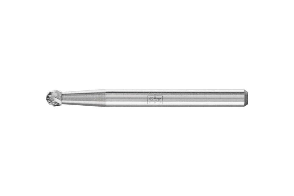 Kleinfrässtift Form F KUD D.3mm Kopf L.2mm Schaft D.3mm HM Verz.3 Plus PFERD