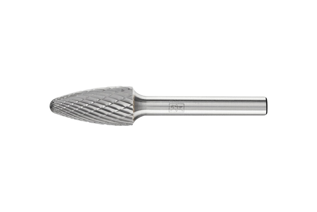Frässtift RBF D.12mm Kopf L.25mm Schaft D.6mm HM Verz.3 PLUS PFERD