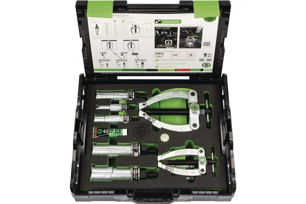 Innenausziehersatz 25 10 tlg.12 70mm KUKKO Innenausziehersatz 25 10 tlg.12 70mm KUKKO
