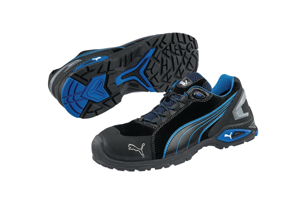 Sicherheitsschuh Rio Black Low Gr.39 W.11 schwarz blau S3L FO SR 20345:2022 Sicherheitsschuh Rio Black Low Gr.39 W.11 schwarz blau S3L FO SR 20345:2022