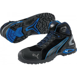 Sicherheitsstiefel Rio Black Mid Gr.40 schwarz blau S3L FO SR 20345:2022 Sicherheitsstiefel Rio Black Mid Gr.40 schwarz blau S3L FO SR 20345:2022