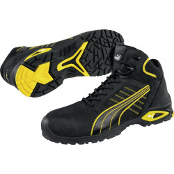 Sicherheitsstiefel Ams.Mid Gr.43 schwarz gelb S3L FO SR 20345:2022 Leder PUMA