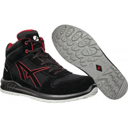Sicherheitsstiefel CLIFTON MID Gr.43 schwarz rot S3 SRC EN ISO 20345:2011 Sicherheitsstiefel CLIFTON MID Gr.43 schwarz rot S3 SRC EN ISO 20345:2011