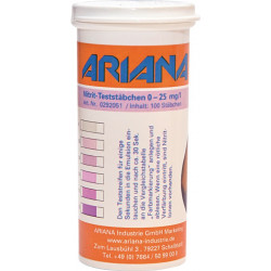 Messstäbchen TRGS 611 Nitrit Gehalt 0 25 mg l 100 St.Dose ARIANA Messstäbchen TRGS 611 Nitrit Gehalt 0 25 mg l 100 St.Dose ARIANA