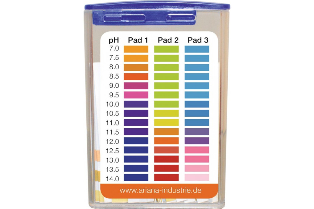 Messstäbchen TRGS 611 ph Wert 7,0 14,0 100 St.Dose ARIANA Messstäbchen TRGS 611 ph Wert 7,0 14,0 100 St.Dose ARIANA