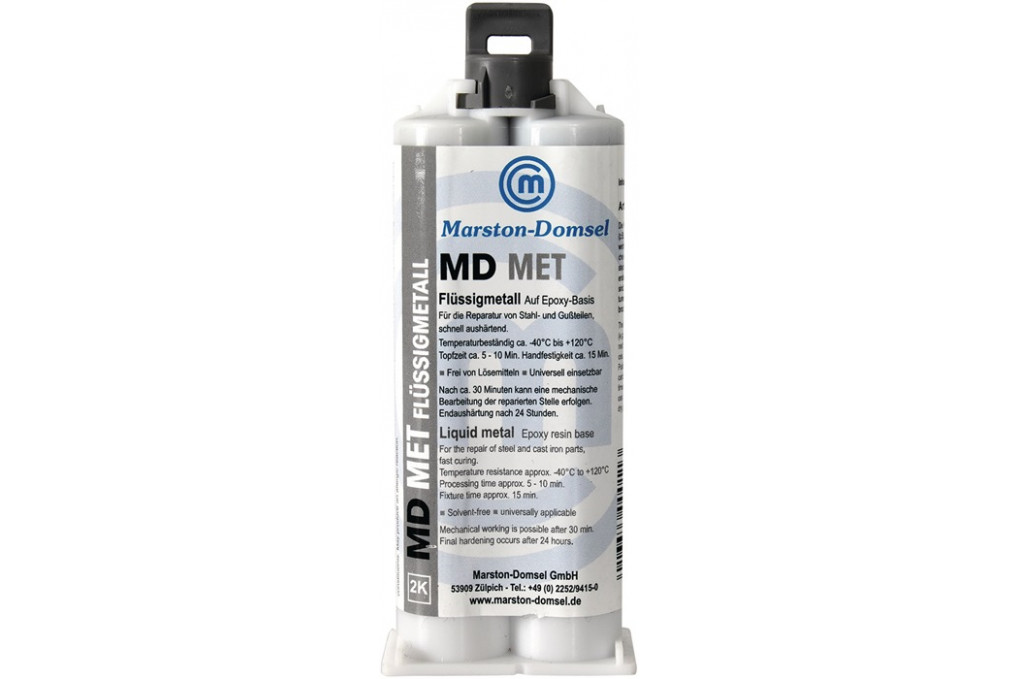 2K Epoxidflüssigmetall MD MET 60g Doppelkart.MARSTON 2K Epoxidflüssigmetall MD MET 60g Doppelkart.MARSTON