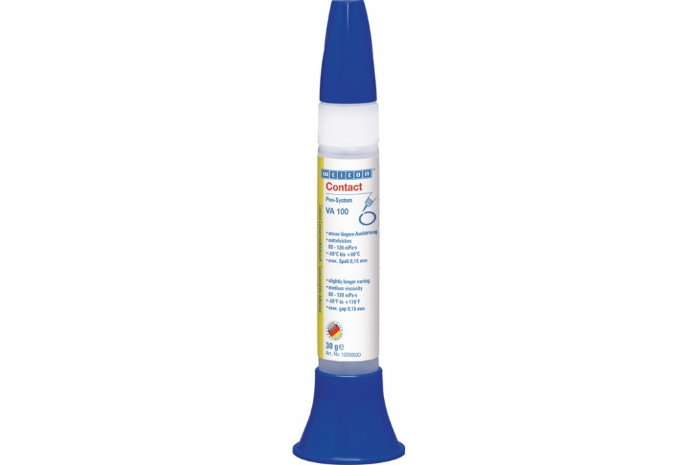 Cyanacrylatklebstoff Contact VA 100 30g farblos Pen System WEICON Cyanacrylatklebstoff Contact VA 100 30g farblos Pen System WEICON