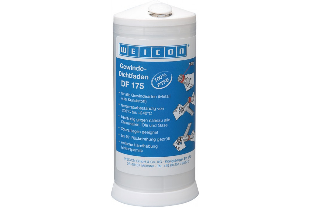 Gewindedichtfaden DF 175 175m Spenderdose WEICON Gewindedichtfaden DF 175 175m Spenderdose WEICON