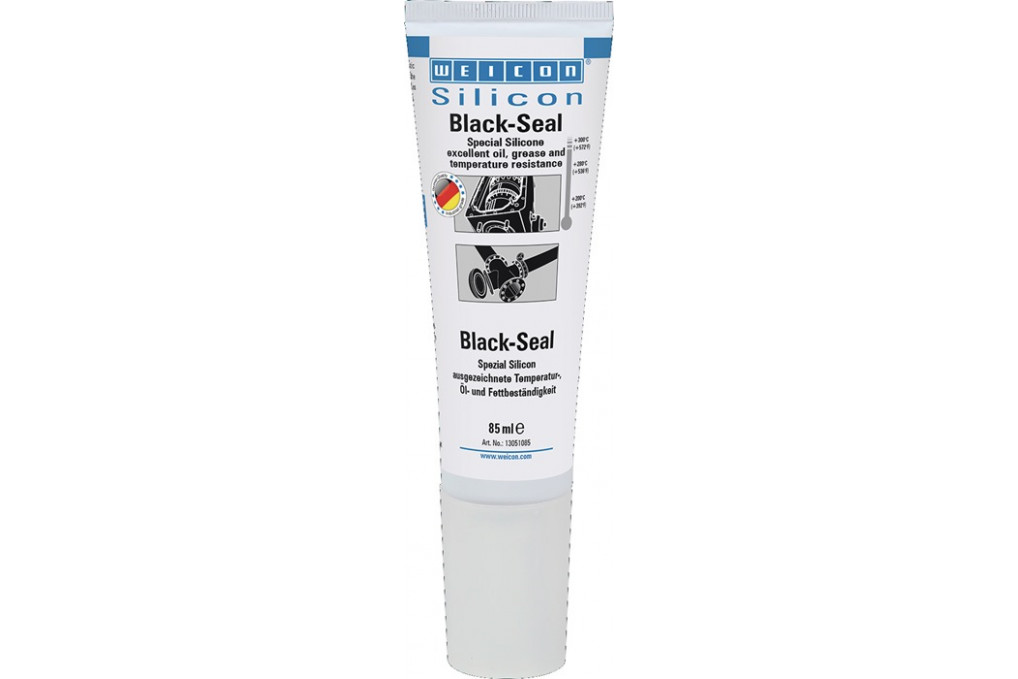 Spezialsilikon Black Seal schwarz 85 ml Tube WEICON Spezialsilikon Black Seal schwarz 85 ml Tube WEICON