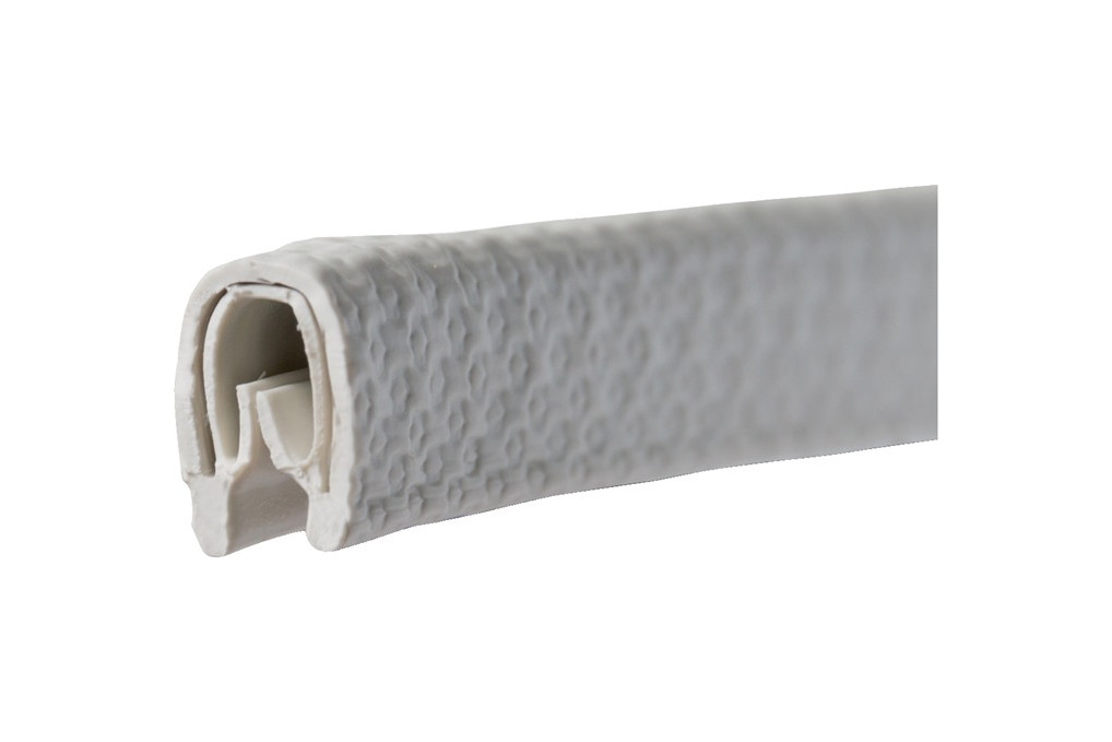 Kantenschutz Klemmber.1 2mm L.100m B.6,5mm H.9,5mm weiß grau PROMAT Kantenschutz Klemmber.1 2mm L.100m B.6,5mm H.9,5mm weiß grau PROMAT