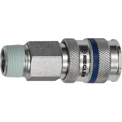 Schnellver.Kup.DN 7,8 AG STA Gew.R 1 2 20,95mm RIEGLER Schnellver.Kup.DN 7,8 AG STA Gew.R 1 2 20,95mm RIEGLER