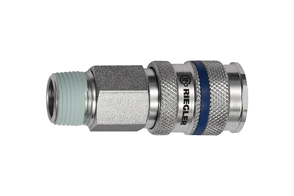 Schnellver.Kup.DN 7,8 AG STA Gew.R 1 2 20,95mm RIEGLER Schnellver.Kup.DN 7,8 AG STA Gew.R 1 2 20,95mm RIEGLER