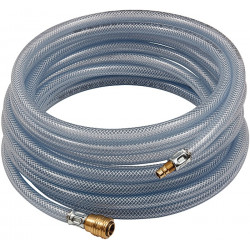 PVC Druckluftschlauchset ID 9mm AD 15mm L.5m Schnellverschlusskupplung DN 7,2 PVC Druckluftschlauchset ID 9mm AD 15mm L.5m Schnellverschlusskupplung DN 7,2
