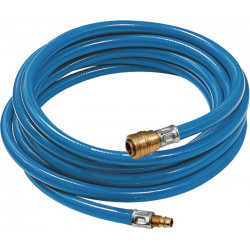 Soft PVC Druckluftschlauchset ID 6,3mm AD 11mm L.5m Schnellverschlussk.DN 7,2 Soft PVC Druckluftschlauchset ID 6,3mm AD 11mm L.5m Schnellverschlussk.DN 7,2