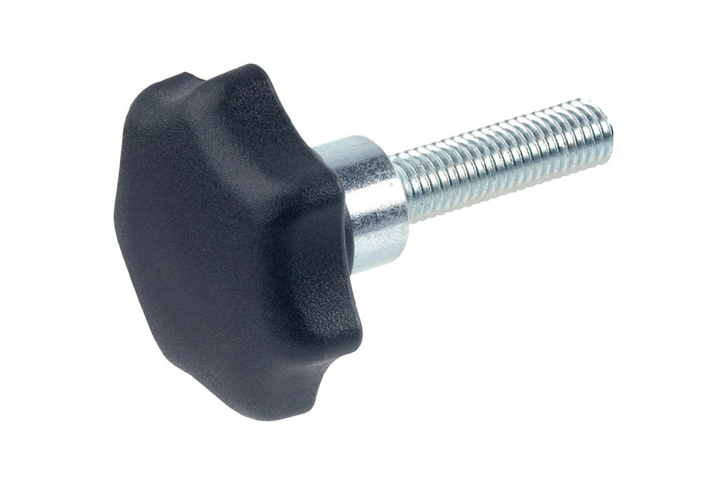 Sterngriff GN 6336.4 Sterngriffschraube Ku.d1 32mm d2 M 6mm l25mm GANTER Sterngriff GN 6336.4 Sterngriffschraube Ku.d1 32mm d2 M 6mm l25mm GANTER